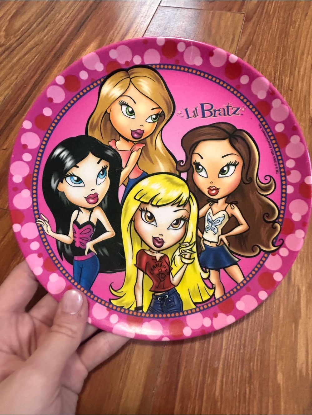 y2k bratz melamine plate